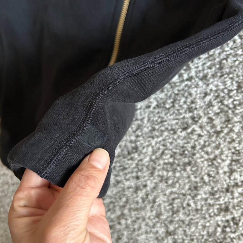 Lululemon Womens 6 Lab Shadow Zip Up Blazer Moto Jacket - Picture 8 of 11